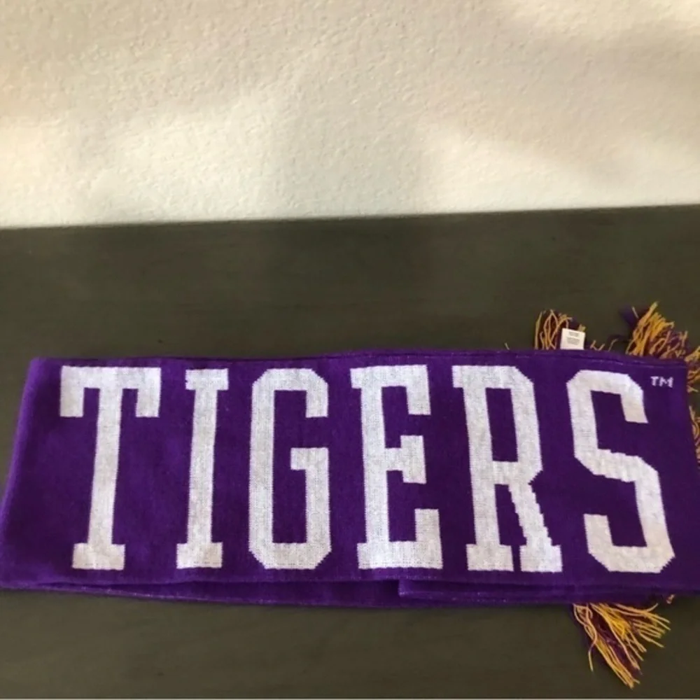 LSU Tigers Scarf Purple Reversible Winter Louisiana State University Football